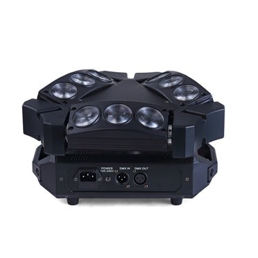 LED Stage Wash Light Spider Light RGBW DMX512 Moving Head Beam For DJ Disco Bar KTV Stage Lighting For Wedding Church Stage Lighting ,Easy to operate