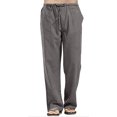 thumbnail image 2 of ITFABS Women's Drawstring Pants, Autumn Elastic Waist Solid Color Loose Lounge Pants, 2 of 9