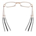 thumbnail image 4 of Foldable Bifocal Reading Glasses with Blue Light Protection - Gold Frame, Protective Case Included (200 Degrees, Dual-Focus Anti-Blue Light Lenses), 4 of 6
