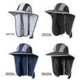 thumbnail image 2 of Tignapoo Chapeau de Protection Solaire Léger et Ajustable avec Grand Bord et Rabat de Nuque - Idéal pour les Activités de Plein Air comme la Plage, la Randonnée et le Camping, Offert en Gris Foncé et d'Autres Couleurs, 2 of 6