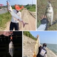 thumbnail image 4 of TIELUTT Fishing Tool Kit Stainless Steel Fishing Pliers Fish Lip Hook Remover Split Fly Fishing Gear Set Muti Function Stinky Pants Stringer Deep Diver Trolling Weights Assortment Ocean Pole Punch Sho, 4 of 8