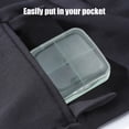 thumbnail image 4 of Portable Medication Organizer Pill Case | Travel Medicine Storage Box | Moisture-Proof Tablet Holder | Compartmented Drug Container for Home, Office, and Travel, 4 of 6