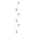 thumbnail image 1 of Transemion 1/2/3/5 Cartoon Adorable Restaurant Hotel Tableware Portable Washable Stainless Steel Stirring Mixing Dinnerware Cake Flatware Candy Spoon Rainbow 3PCS, 1 of 6