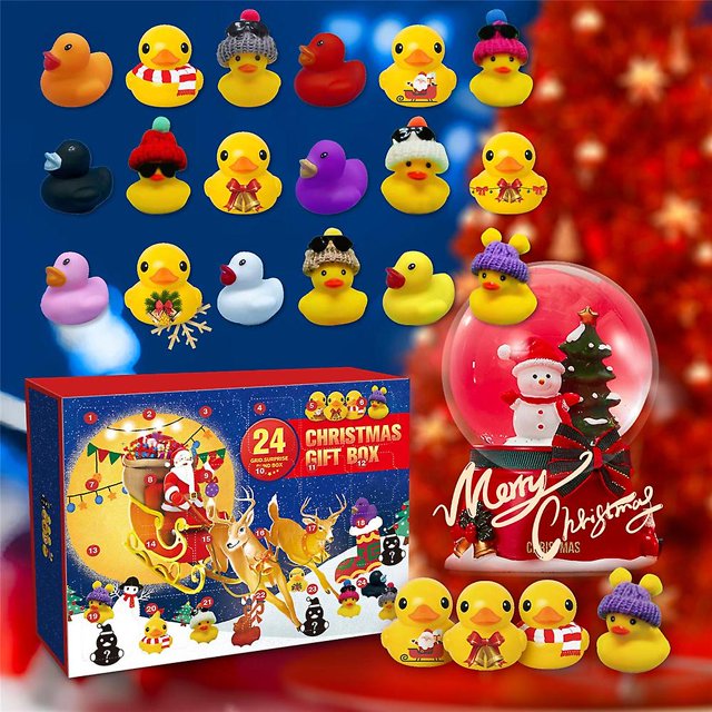 24 Days Christmas Advent Calendar Countdown Duck Blind Box