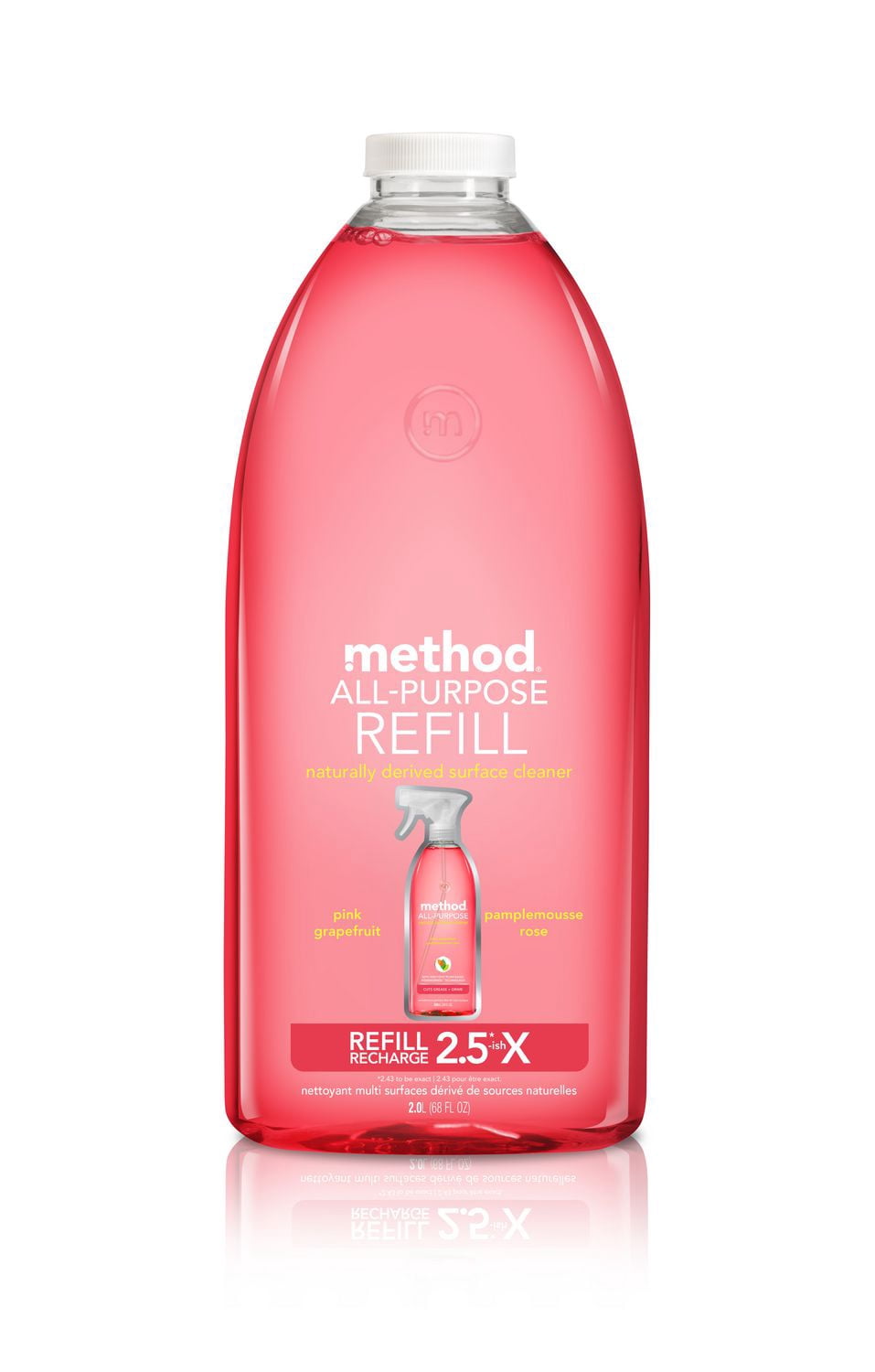 Method All-Purpose Cleaner Refill, Pink Grapefruit, 2.0 L