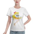 thumbnail image 1 of T-Shirt Basique à Manches Courtes pour Femmes Sailor Moon Aino Minako, 1 of 6