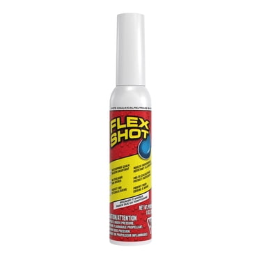 Flex Shot White 8 oz Thick Rubber Adhesive Sealant