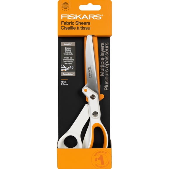 Fiskars Amplify Ciseaux à Tissu Rasoredge 10 Pouces-Orange - 5A002JV7-1GLCM