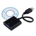 thumbnail image 1 of NEW High quality USB 3.0 To VGA Video display Adapter Cable PC full HD external video card compatible, 1 of 10