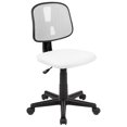thumbnail image 1 of Flash Fundamentals Mid-Back White Mesh Swivel Task Office Chair with Pivot Back, BIFMA Certified, 1 of 9