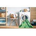 thumbnail image 2 of Ahgly Tapis Rectangulaire Lavable en Machine Intérieur Vert Jade Transitionnel, 2 Pieds x 3 Pieds, 2 of 7