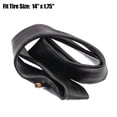 thumbnail image 4 of Unique Bargains 3 Pcs 14 inch Bike Inner Tube Rubber 29mm Long Straight Valve Bicycle MTB Inner Tire Tubes 14"x1.75", 4 of 6