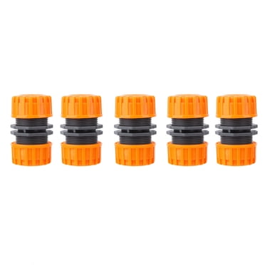 Lot de 5 connecteurs d'extension de tuyau de 1,27 cm - Outil de réparation de tuyau d'arrosage pour la maison et le jardin