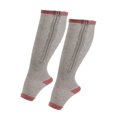 thumbnail image 1 of Maytalsory Breathable Zippered Compression Socks Performance With Maximum Comfort grey L/XL 1Set, 1 of 6