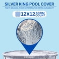 thumbnail image 4 of Swimline Hydrotools Silver King Winter Cover for 12x28 Ft Above Ground Pools, 4 of 7