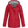 thumbnail image 1 of Women’s Waterproof, Softshell Rain Jacket, Outdoor, Breathable, Packable, Transition, Lightweight Jacket with Hood for Spring, Autumn, Hiking, Trekking, Cycling, 1 of 5