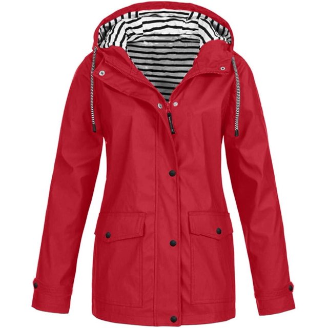 Women’s Waterproof, Softshell Rain Jacket, Outdoor, Breathable, Packable, Transition, Lightweight Jacket with Hood for Spring, Autumn, Hiking, Trekking, Cycling