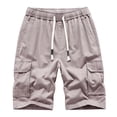 thumbnail image 1 of Cameland Men's Short Pants Outdoors Pocket Beach Work Trouser Cargo Shorts Pant, 1 of 3