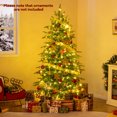 thumbnail image 2 of Costway 6 FT Artificial Christmas Tree with 714 Branch Tips 260 LED Lights 3 Timers Remote, 2 of 10