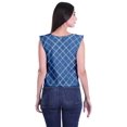 thumbnail image 3 of Moomaya Hauts en Jersey de Coton pour Femmes Sans Manches Imprimés à Col Rond Tenue Décontractée, 3 of 4