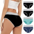 thumbnail image 2 of Culottes Menstruelles pour Femmes, 4 Pcs, Réutilisables, Anti-Fuites, Grande Taille, Culottes de Protection Post-Partum, 2 of 7
