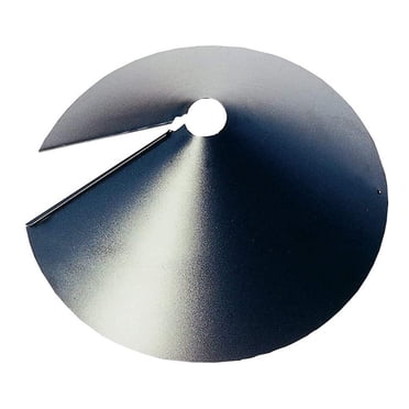 Professional Galvanized Steel Squirrel Baffle Prevents Stealing Black