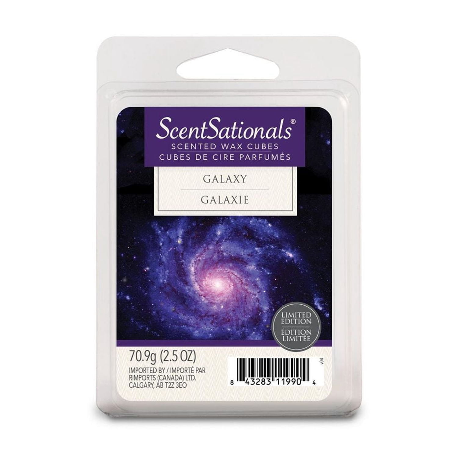 Bloc de cire parfumée ScentSationals - Galaxie