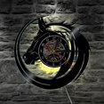 thumbnail image 3 of CEHVOM Vinyl Record Wall Clock Horse Head Shape Creative Retro Nostalgic Wall Clock, 3 of 9