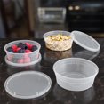 thumbnail image 4 of Lot de 48 Bols Alimentaires Ronds Jetables en Plastique - Contenants à Soupe Étanches avec Couvercles, Rangement pour Collations Allant au Micro-Ondes, 4 of 4