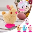 thumbnail image 2 of Hearth & Gear Wind Up Bunny Clockwork Jumping Rabbit Playthings For Random Colors Educational Nostalgic Toys Clockwork Springy Chattering Style 30pcs 13cm 109252134 Wind Up Teeth Chomping Chattering, 2 of 7