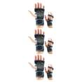 thumbnail image 2 of Redempat 2pieces Stay Cool And Comfortable With Multifunctional Gym Gloves Breathable Blue L 3Set, 2 of 6