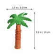 thumbnail image 2 of 4pcs Beach Towel Clips Chair Holders Portable Coconuts Tree Shaped Towel Holders for Holiday Pool, 2 of 9