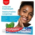 thumbnail image 2 of Colgate Max Fresh Toothpaste with Mini Breath Strips, Cool Mint, 3 X 150 mL, 2 of 5
