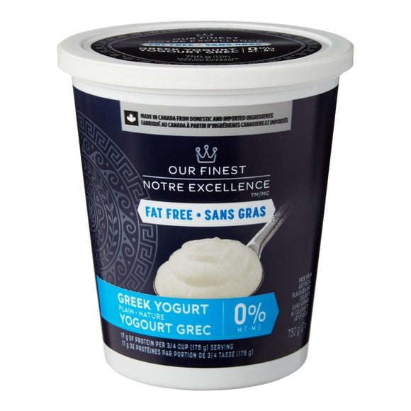 Our FinestTM 0% M.F. Plain Greek Yogurt