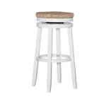 Larkin Barstool, White