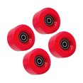 thumbnail image 3 of fastboy Roue de Patin en Ligne en PU Haute Performance Résistante à l'Usure 58mm 82A Remplacement Rouge 58x58x32mm 1Ensemble, 3 of 6