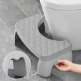 thumbnail image 1 of Dvkptbk Chamber Pot Bench Toilet Stool Squatting Poop Stool Bathroom Potty Step Stool Toilet Assistance Steps Step Stool Fits All Toilets Detachable Stackable Bathroom Accessories, 1 of 6