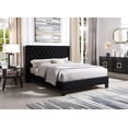 thumbnail image 2 of Natalia Queen Size Platform Bed, Black, 2 of 2