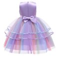 thumbnail image 4 of Flower Girl Rainbow Wedding Dress Princess Tutu Ball Gown, 4 of 8