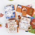 thumbnail image 2 of KUIZAP Little Bear Wallet Cartoon Women's Short Wallet Button 30% PU Card Bag(style H), 2 of 7