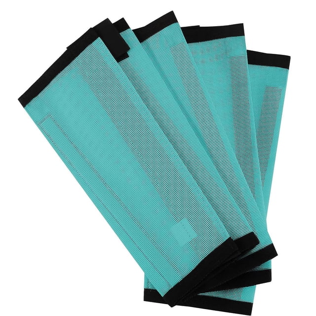 kurtrusly Protège-Jambes Compact Anti-Moustiques 4 Pcs Cheval Sûr et Confortable Vert
