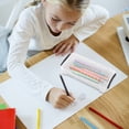 thumbnail image 2 of Boovnll Plastic Pencil Box - Large Capacity Stackable Clear Snap-Tight Lid Pencil Box for Pencil Markers - Storage Box for Home, Office Supplies, Pencil Case, 2 of 8