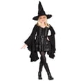 thumbnail image 2 of Black Witch Costume for Girls, 2 of 2