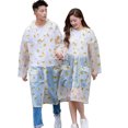 thumbnail image 3 of Imperméable Portable pour Adulte, Poncho de Pluie avec Capuches et Manches, Licorne, m, 3 of 6