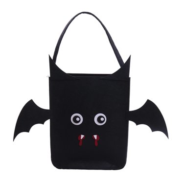 Lksixu Halloween Candy Bag Spooky Themed Candy Pouch Halloween Goodie Bag Personalized Halloween Candy Bag Storage Bins Organizers and Storage