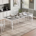 thumbnail image 1 of Ourlova 78 Inch Rectangular Dining Table for 8 Rustic Farmhouse Kitchen Table with Large Tabletop Long Wooden Dining Room Table with Heavy Duty Legs Grey, 1 of 7