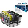 thumbnail image 1 of LCL Compatible pour Frère LC3013 LC-3013 LC3013BK LC30133PKS LC-3013BK LC3013C LC3013M LC3013Y Haut Rendement, 1 of 1