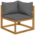 thumbnail image 2 of vidaXL 4 Piece Garden Lounge Set with Cushion Solid Acacia Wood, 2 of 5