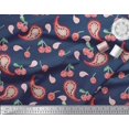 thumbnail image 3 of Soimoi Rayon Crepe Fabric Floral & Paisley Printed Craft Fabric by The Yard 46 Inch Wide, 3 of 3