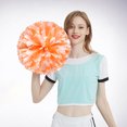 thumbnail image 2 of 2PCS Cheerleaders Handheld Color Flower Sports Activities Performance Cheering Supplies Round High Density Color Strip Lightweight Double Finger Ring Buckle Design Anti Slip Off, 2 of 4